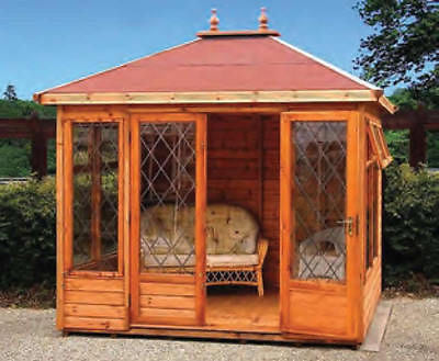 The Tudor Summerhouse from the Malvern Collection various sizes deal / cedar