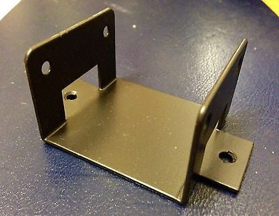 2 x trellis fence panel bracket clips 52 mm wide brown