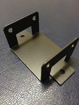 2 x trellis fence panel bracket clips 47 mm wide brown