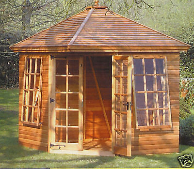 6'8x6'8 Cedar Martley Summerhouse Delivered & Erected