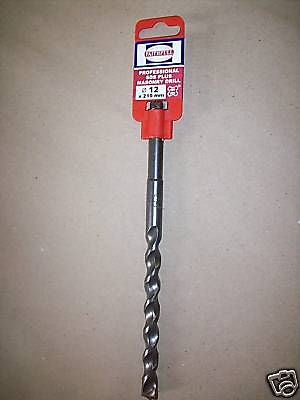 12mm SDS-PLUS Hammer Drill Bit 210mm long