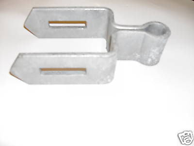 Galvanised slotted bottom 5" adjustable band field gate