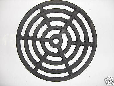 10" round cast iron external gully trap drain cover