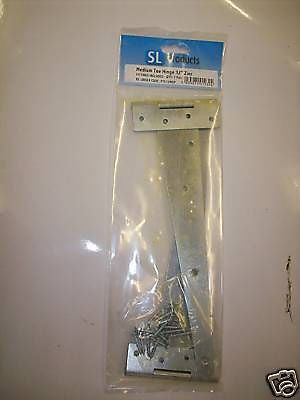 12" medium tee hinge - zinc