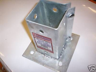 75 mm x 75 mm Swiftclamp bolt down support galvanised