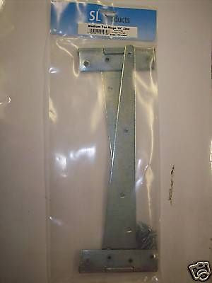 16" medium tee hinge - zinc