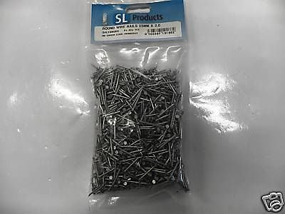 1 kg x 25 mm x 2 mm galvanised round wire head nails