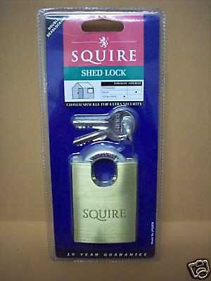 Squires Shed Padlock Double Deadlocking LP10CS 50mm