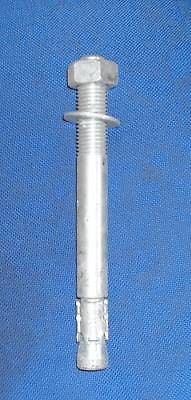 One throughbolt M20 x 200 mm BZP concrete fixing anchor
