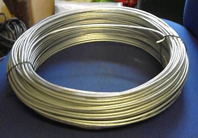 Fence Galvanised Line wire 5m  roll - 3.15mm chainlink