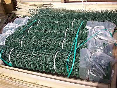 12.5m roll 2.4m GREEN CHAINLINK mesh security fencing