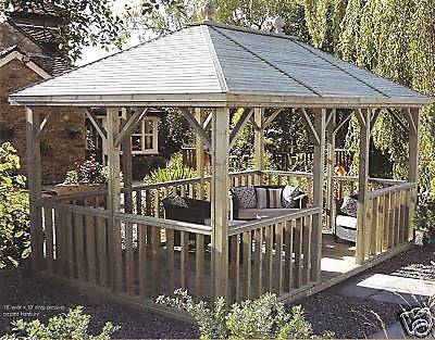 10' X 10' HANBURY Summerhouse Delivered & Erected