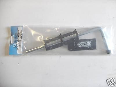 12" Garage surface bolt - Galv / Black