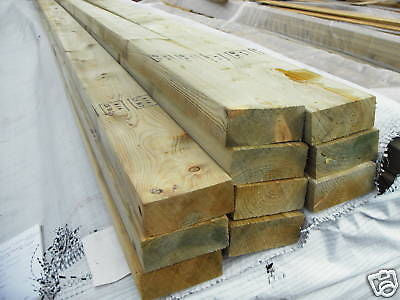 TEN 2.4m x 95mm x 45mm planed CLS timber fence rails