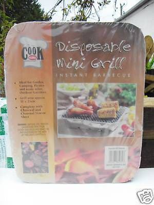 Mini Disposable Grill BBQ Barbeque Barbecue Camping