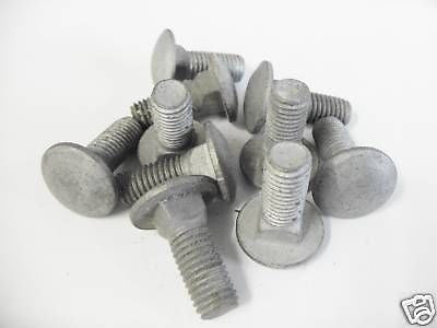 STEEL PALISADE M12 Cup Square Bolt for rails. 10X