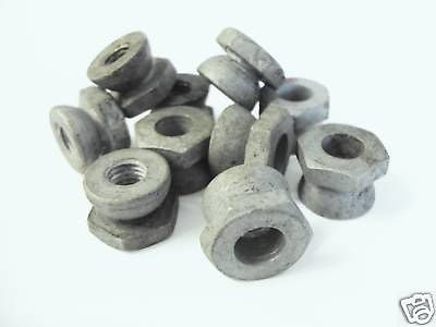 STEEL PALISADE M8 Permacone snap-off nuts.  10X