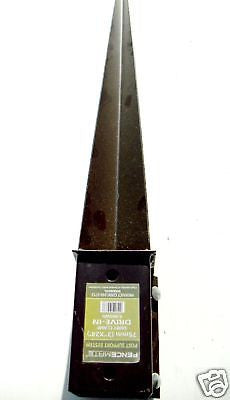 75mm x 75mm  Swiftclamp drive in post spike Brown