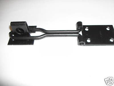 Black 6" inch Wire Hasp & Staple shed lock padlock
