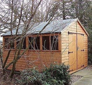 REDUCED Heavy Duty Shed Workshop 12' x 10' Erected