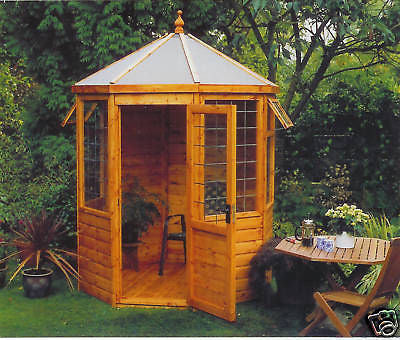 6' x 6' Garden GAZEBO Summerhouse Delivered & Erected