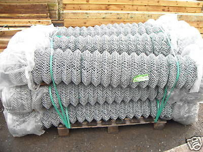 1.8m 25m roll Galvanised chainlink mesh fence