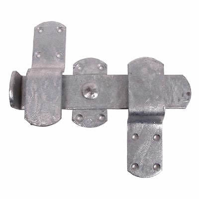 Stable kick over latch bolt door lock galvanised