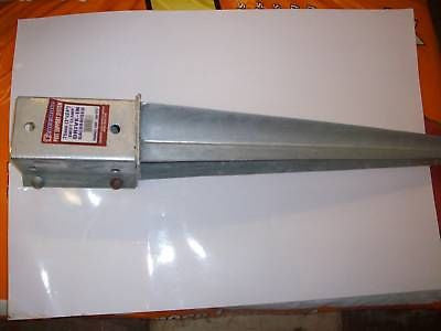 75mm x 75mm  Swiftclamp drive in post spike Galvanised