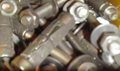 Projecting bolts 6 x 12 x 25mm anchor fixings concrete