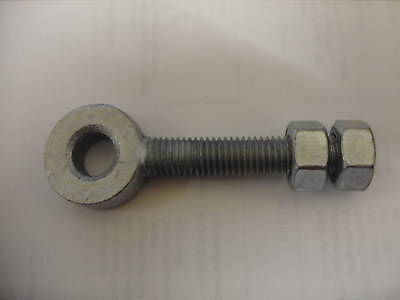 Adjustable Gate Eyes with 2 Nuts 65mm thread x 12mm
