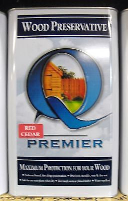 Premier Q Wood preservative 5L Red Cedar paint stain