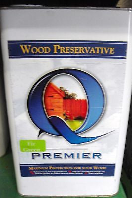 Premier Q Wood preservative 5L Fir Green paint stain