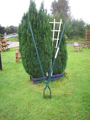 double digger post hole shovel heavy duty metal handle