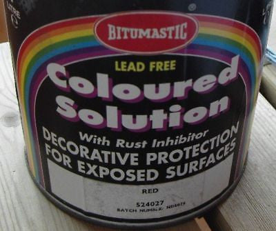 SALE 1L coloured solution RED paint stain protect