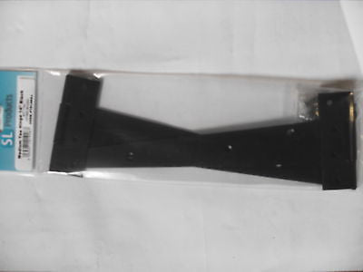 One pair Black 16" plain tee hinges T hinge  gate shed