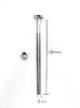 M8 x 130 cup square bolt with nut zinc plated