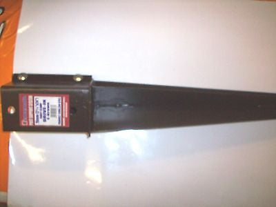 70 mm x 70 mm Swiftclamp drive in post spike brown