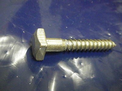 Hex head 8 mm x  50 mm coachscrew bright zinc plated