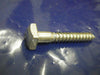 Hex head 8 mm x  50 mm coachscrew bright zinc plated