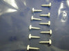 Square head quarter x one inch coachscrew bright zinc