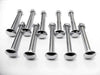 M8 x 75 cup square bolt with nut zinc plated