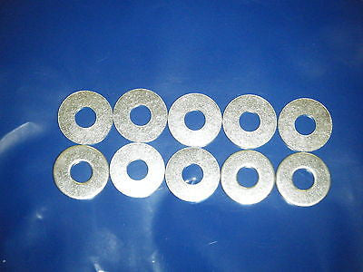 10 number M8 washers BZP CR3 Flat washers