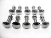 M8 x 40 cup square bolt with nut zinc plated