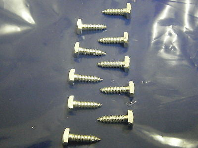 Square head quarter x one inch coachscrew bright zinc