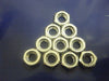 M6 hexagonal nut bright zinc plated