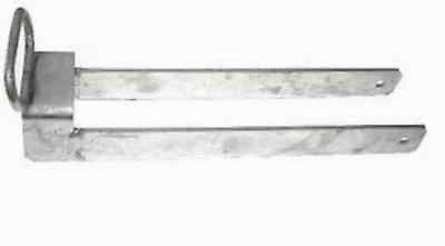 Throw over gate loop with lift handle 18" galvanised for field or drive gates