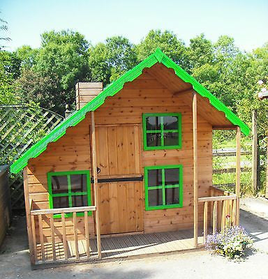 New The Lodge Playhouse 8' x 8'6" Delivered & Erected