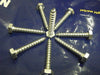 Hex head 10 mm x  65 mm coachscrew bright zinc plated