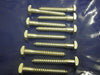 Hex head 8 mm x  65 mm coachscrew bright zinc plated
