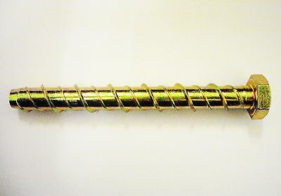 M10 x 100 Thunderbolt hexagon head screw masonry bolt